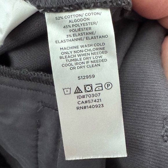 Loft smokey blue dressy Skinny Pant Size 8 - Picture 4 of 7